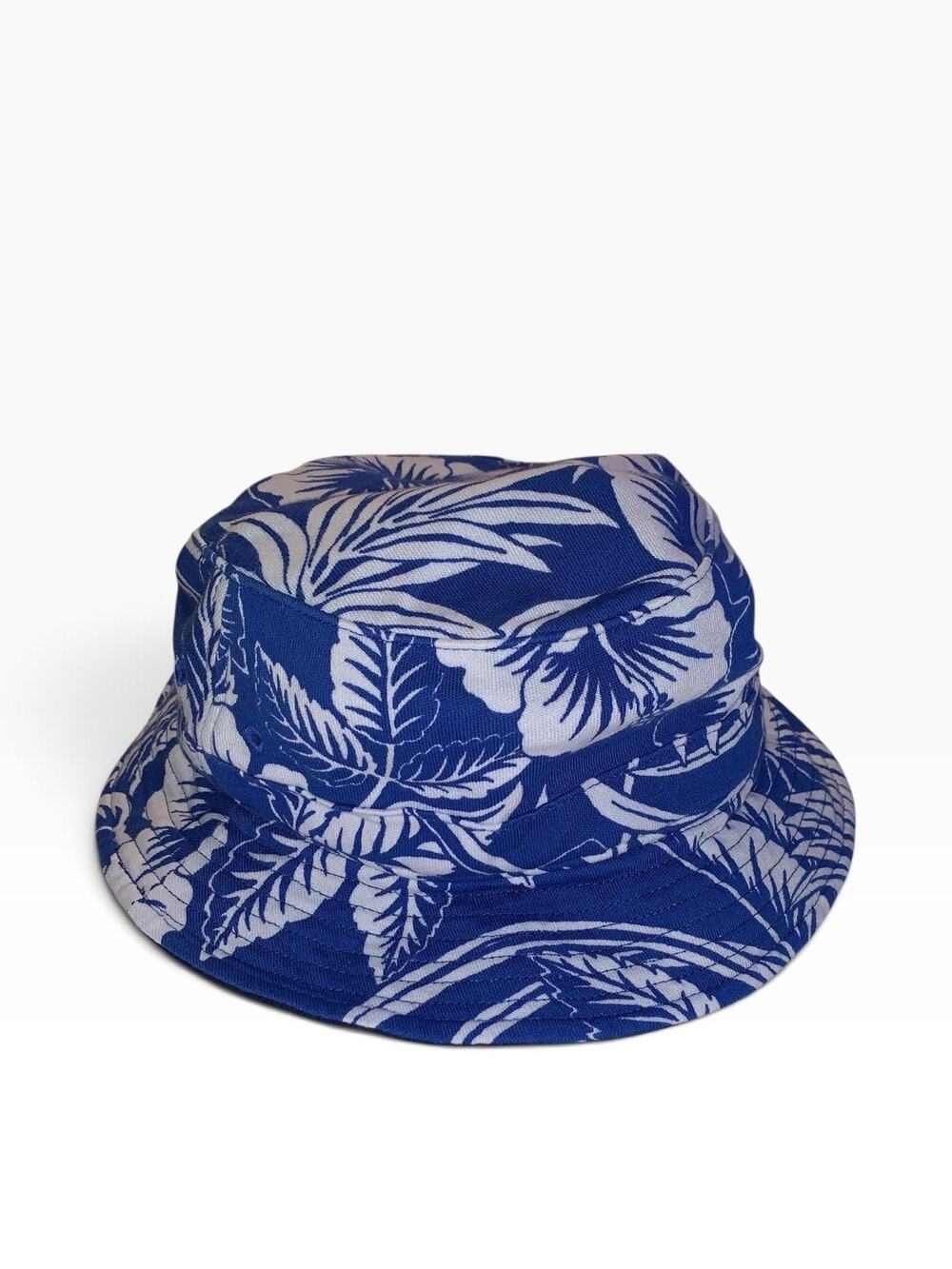 Polo Ralph Lauren Hawaiian Tropical Flower Cotton Bucket Hat Blue Men's L/XL